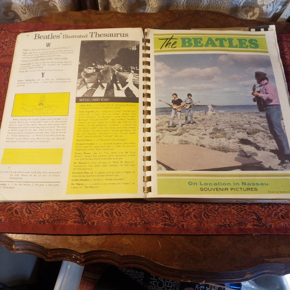 Vintage Beatles Music Book Featuring Sheet Music Photos of the Fab 4- BX16 - Picture 5 of 16